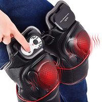 HailiCare Heated Knee Massager, Electric Knee Wrap Brace with Heat & Vibration Massage Therapy Knee Warmer for Joint Muscles Arthritis Sports Injury Pain Relief - Ideal Gift for Parents and Families