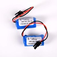 PLC Battery Replacement for Allen Bradley 1756-BA2 BR2/3A-AB 1745-B1 3.0V 1200mAh - Pack of 2