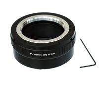 Fotasy Adjustable M42 Lens to Canon EF-M Mount Adapter, M42 EFM, M42 EOS M Adapter, EFM M42 Lens, fit 42mm Screw Mount Len & Canon EF M Mirrorless Cameras M1 M2 M3 M5 M6 M6 Mark II M10 M50 M100 M200