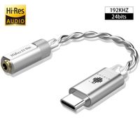 HIDIZS S3 Portable Headphone Amp/USB C DAC/Audio Amplifier for Android/Windows/MacOSX System Smartphone Laptop (Silver)