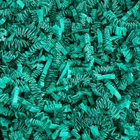 Crinkle Cut Paper Shred Filler (1 LB) for Gift Wrapping & Basket Filling - Teal | MagicWater Supply
