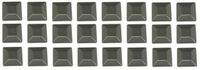 JSP Manufacturing Plastic New Fence Post Black Caps 4X4 (3 5/8") Pressure Treated Wood Made in USA MULITPACK Wholesale Bulk Pricing (24)