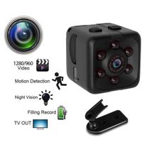 Xabern SQ11 Black HD Photograph Night Vision Sports Camera 1280 x 960 Dome Cameras