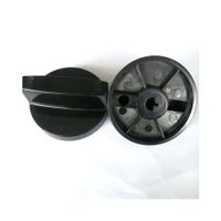 Internal aperture 8mm 2PCS Rotary switch gas stove parts gas stove knob bakelite knob with chrome plating for gas stove - Internal aperture 8mm