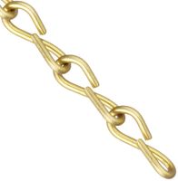 Brady 23308 50 Feet Brass 16 Jack Chain