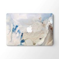 DowBier MacBook Decal Vinyl Skin Sticker Cover Anti-Scratch Decal for Apple MacBook (MacBook Air 13"/Inch(A1369,A1466), Natural Marble)