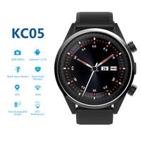HouseMao 4G Smartwatch, KC05 LTE Smart Watch for Android & iOS Phone with MTK 6739 Quad Core 1GB+16GB, SIM Card, 1.39″ AMOLED Screen, Bluetooth, HR GPS, 5MP Camera & Heart Rate Monitor (Black)