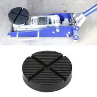 Hacloser Universal Floor Slotted Car Rubber Jack Pad Frame Protector Guard Adapter Jacking Disk Pad Tool for Pinch Weld Side Lifting Disk 12.5cm