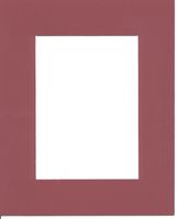 20x24 Crimson Red Picture Mats with White Core Bevel Cut for 16x20 Pictures