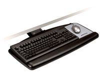 3M Sit/Stand Easy-Adjust  Keyboard Tray with Standard Platform, 23 Inch Track (AKT170LE)