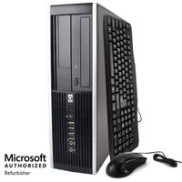 HP Elite Desktop PC Package, Intel Core 2 Duo Processor, 8GB RAM, 500GB Hard Drive, DVD-RW, Wi-Fi, Windows 10 (Renewed)