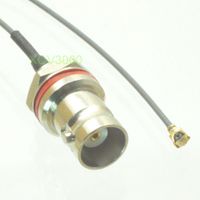IPX U.FL female 1.13mm 8inch RF pigtail BNC female bulkhead round Cable Quick USA Shipping