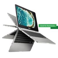 Asus Chromebook Flip C302CA-DH54 12.5-Inch Touchscreen Convertible Chromebook Intel Core M5, 4GB RAM, 64GB Flash Storage, All-Metal Body, USB Type C, Corning Gorilla Glass, Chrome OS