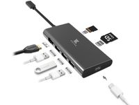 KOTEA USB C HUB, Type C Adapter with 4K HDMI, 3 USB 3.0, SD/TF Card Reader and Type C Charging Port for MacBook Pro, Google Chromebook, XPS and More USB C Devices