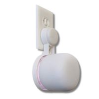 Nest WiFi Point Genie: The Simplest Lowest Profile Outlet Holder Mount for Google Nest WiFi Point | Reinforced Support | Great Sound | Open Access | No Messy Screws! (1-Pack)