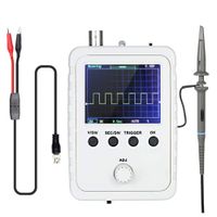 Oscilloscope Kit, KKmoon KKmoon 2.4" TFT Digital Oscilloscope Kit with Power Supply and BNC-Clip Cable Probe DS0150 (Assembled Finished Machine)