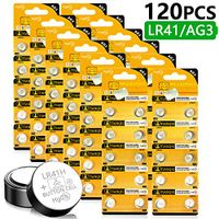 Homesprit (120PCs) Tianqiu AG3 LR41 SR41 L736 392 384 192 Battery 1.5V Button Cell Battery