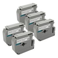 Label Orison 5PK Compatible M Tape M231 MK231 M-K231 M-231 Compatible with Brother Ptouch Label Maker PT-70BM,PT-M95,PT-90,PT-70,PT-65,PT-70SR,PT-85, (1/2")12mm,0.47-Inch Black on White