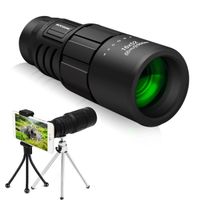 Monocular Telescope, SGODDE 16x52 High Power Telescope,Dual Focus Monocular Scopes- Waterproof, Low Light Night Vision, BAK4 Prism Lens with Phone Clip&Tripod for Outdoor Bird Watching Hunting Hiking