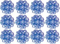 The Gift Wrap Company Decorative Confetti Gift Bows, Medium, Light Blue,pack of 12