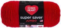 Red Heart Super Saver Jumbo Yarn, Cherry Red