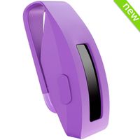 HSWAI [Updated Version] Clip Replacement for Fitbit Inspire & Fitbit Inspire HR, Made of Soft Comfortable Silicone, 360°Protection [No More Lost Trackers]（Clip-Purple）