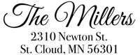 Custom Stamp - Return Address Stamp - Self Inking Stamp Design 4