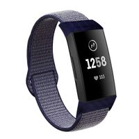 VEAQEE Nylon Bands Compatible with Charge 3 & 3 SE Women Man Soft Nylon Band Breathable Quick Release Sport Replacement Accessories Wristband, 5.3''- 8.7''