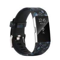 honecumi Colorful Watch Band Replacement for Fitbit Charge 2 Wrist Strap for Men & Women Quick Release Strap Band Compatible with Fitbit Charge 2 Smart Watch-Small Size -Raindrop