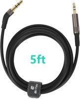 Mr Rex 2.5mm to 3.5mm Cable, 5ft Replacement Aux Cord Compatible with Bose QC35 QC25 Noise Cancelling Headphones, JBL Elit 700 E55BT Duet BT and AKG Headset, Flexible Cable with Metal Connector