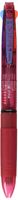 Zebra Surari 4C 4 Color Emulsion Ink Ballpoint Multi Pen, 0.7mm, Pink Barrel (B4A11-P)