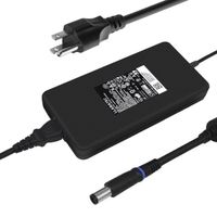 Laimate 19.5V 12.3A 240W PA-9E AC Adapter for DELL Alienware M15x M17x M17x R2 M17x R3 M4700 M6400 M6500 M6600 J211H FWCRC C3MFM U896K 6RTJT Y044M Laptop Charger (Slim)