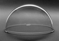 JMX 4 Inch Acrylic Indoor / Outdoor Cctv Clear Camera Dome Cover Security Camera Housing