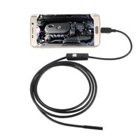 SANNYSIS 5.5mm Endoscope Waterproof Micro USB Borescope Inspection Camera 6 LED for Andorid Phone 2.0 Meters