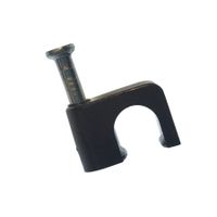Gardner Bender PCS-200BG Coaxial Staple, Low Voltage, ¼ inch, 200 Pk, Black, Piece