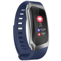 fhong Compatible for Smart Watch Band Heart Rate Monitor LCD Display IP67 Waterproof Hfong E18
