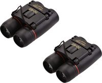 Pack of 2 30x60 Compact Binoculars Small Folding Binoculars Lightweight Pocket Folding Binoculars for Concert Theater