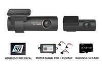 Blackvue DR900S-2CH 128GB + Power Magic Pro Hardwire Kit 2-Channel 4K Dashcam (128GB + PMP)