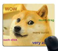Smooffly Funny Doge Mousepad Rectangle Shape