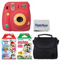 Fujifilm Instax Mini 9 Instant Film Camera Toy Story 4 + Fuji Instax Instant Film (10 Sheets) Toy Story 4 + Fujifilm Instax Mini Twin Pack Instant Film (20 Sheets) - Accessory Bundle