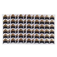 120 Pcs/5 Sheet Self Adhesive Paper Compatible Photo Foto Corner Stickers for Scrapbooking Personal Journal & Diary