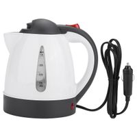 Junluck Car Water Heater, Portable 1000ml 24V Travel Car Truck Kettle Water Heater Bottle for Tea Coffee Making Brewing Coffee Utensil Travel Car Kettle