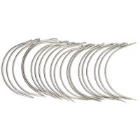 WIWAPLEX 20-70 Pieces Wig Making Pins Needles Set, Wig T Pins and C Curved Needles Hair Weave Needles for Wig Making, Blocking Knitting, Modelling and Crafts (20Pcs)