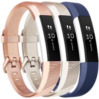 Vancle Bands Compatible with Fitbit Alta HR and Fitbit Alta, Newest Sport Wristbands with Secure Metal Buckle for Fitbit Alta HR/Fitbit Alta