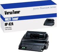VersaToner - 42A Q5942A MICR Toner Cartridge for Check Printing - Compatible with LaserJet 4240, 4250, 4350