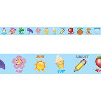 Creative Teaching Press Emoji Fun Months of the Year Border (2729)