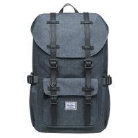 KAUKKO Laptop Outdoor Backpack, Travel Hiking& Camping Rucksack Pack, Casual Large College School Daypack, Shoulder Book Bags Back Fits 13" Laptop & Tablets Mini Size(6darkgrey)