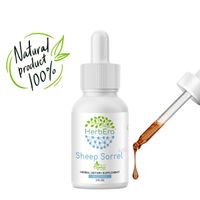 Sheep Sorrel A60 Alcohol Herbal Extract Tincture, Super-Concentrated Organic Sheep Sorrel (Rumex Acetosella) Dried Herb (2 fl oz)