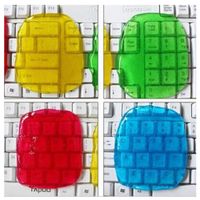 Keyboard Cleaner Cleaning Gel Sticky Jelly Dust Cleaning Gel Set Guitar Keyboard Computer Car Laptop Cyber Putty Super Silica Gel Gummy Dust Cleaner (4 Pack, Random Color)