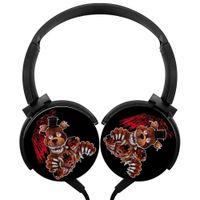 DMgui Five-Nights-at-Freddy's Stereo Deep Bass Wired Headphones Earphone